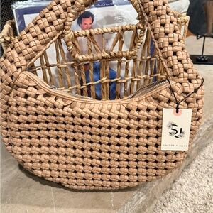 Sincerely Jules Braided Beige Bag